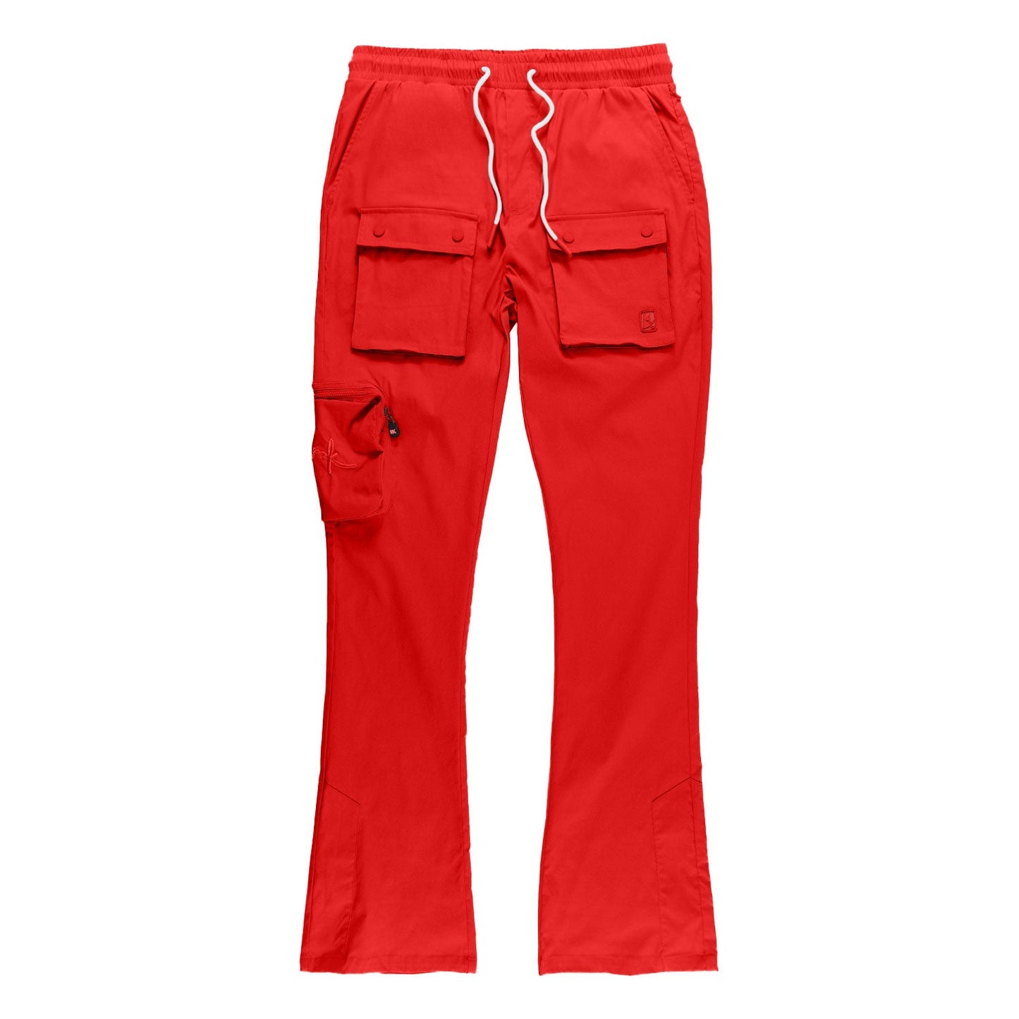 M1625 Sartoni Nylon Stacked Pants - Red