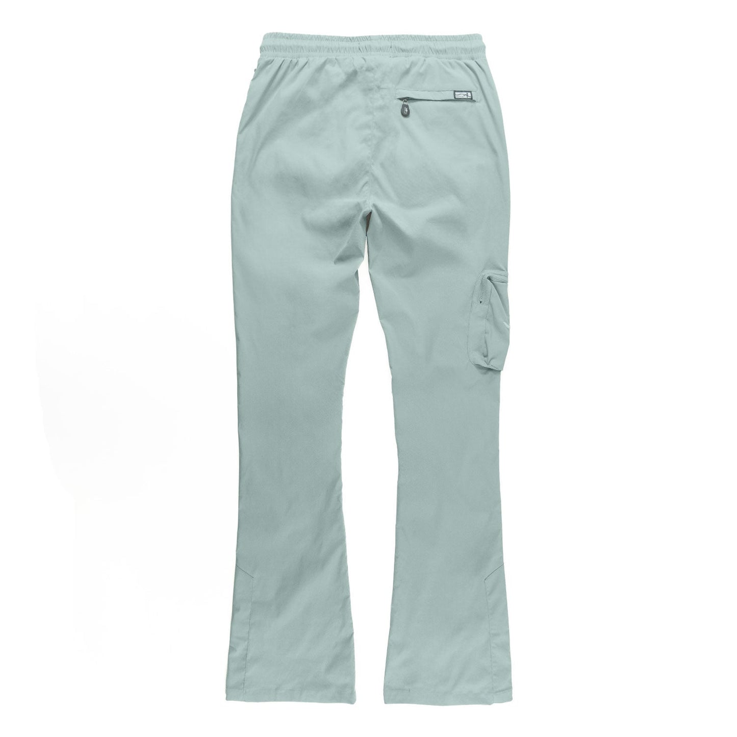 M1625 Sartoni Nylon Stacked Pants - Teal