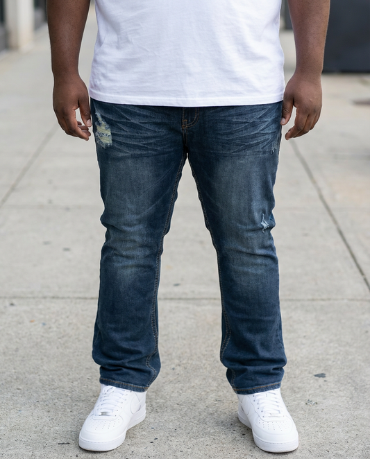 Jeans | M1826 Makobi Premium Washed Pants - Dark Wash