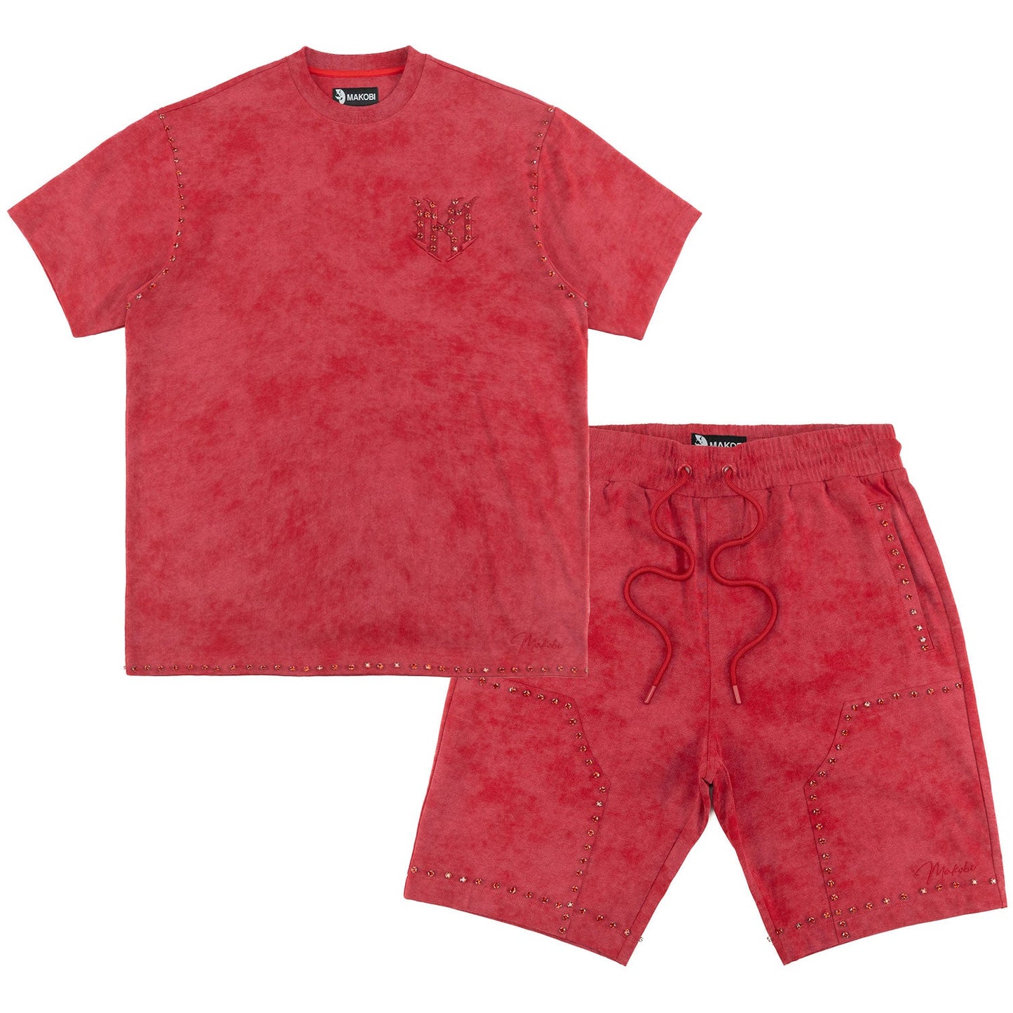 Set | M183 Prada Jersey Short Set - Red