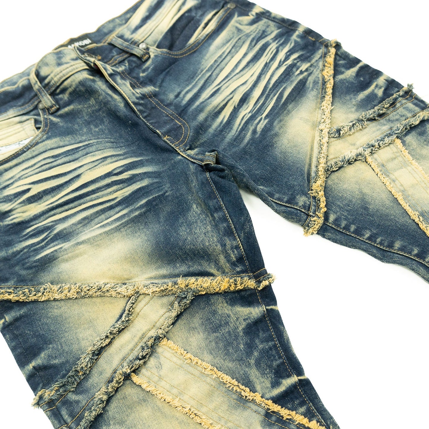 Pants | M1908 Veneta Stacked Jeans - Dark Wash