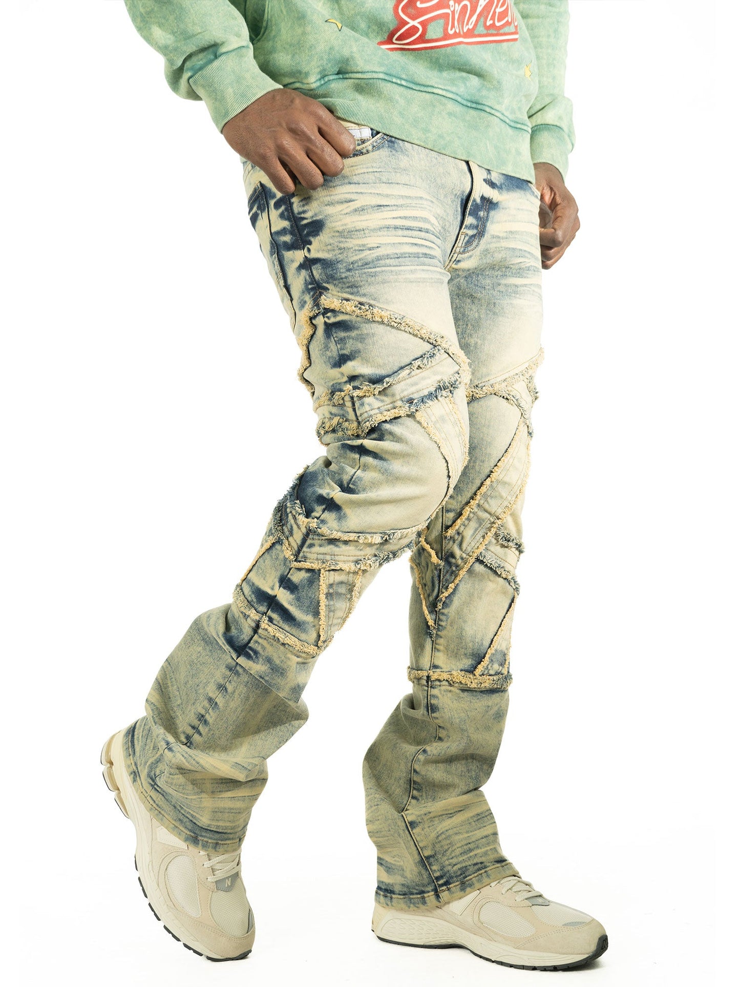 Pants | M1908 Veneta Stacked Jeans - DIRT