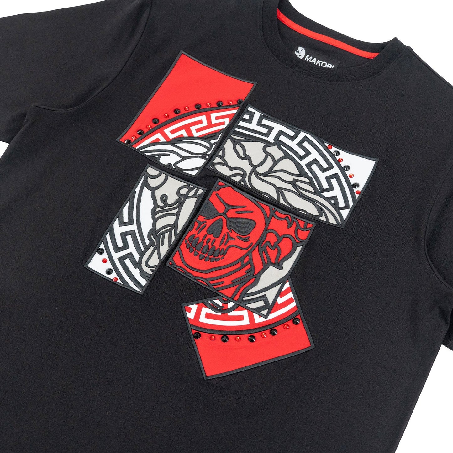 Jersey Shirt | M193 Bianco Medusa Tee - Black