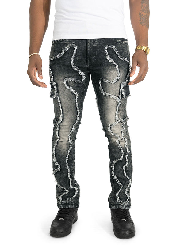 Jeans | M1977 Masino Cargo Jeans - Black Wash