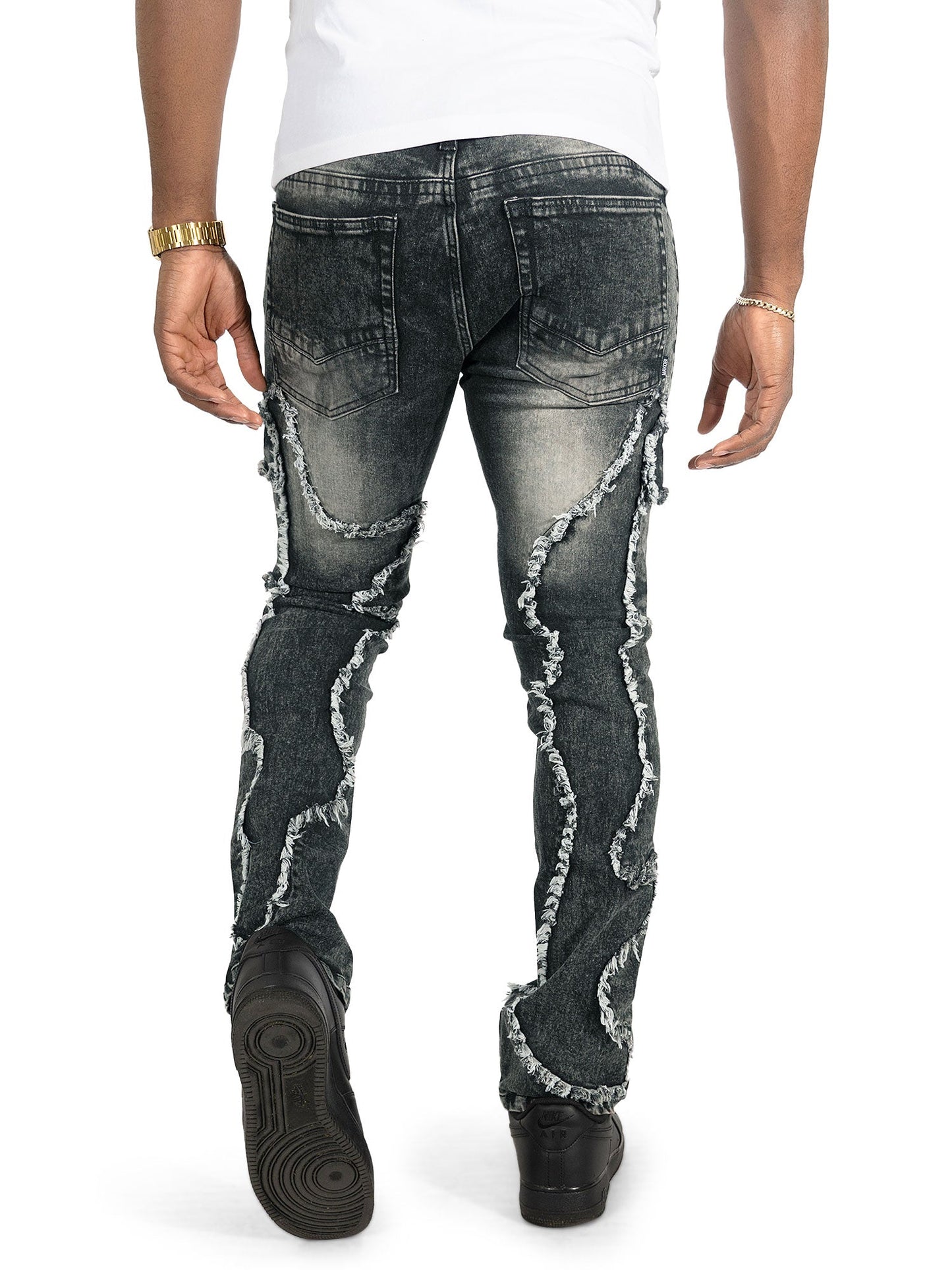 Jeans | M1977 Masino Cargo Jeans - Black Wash