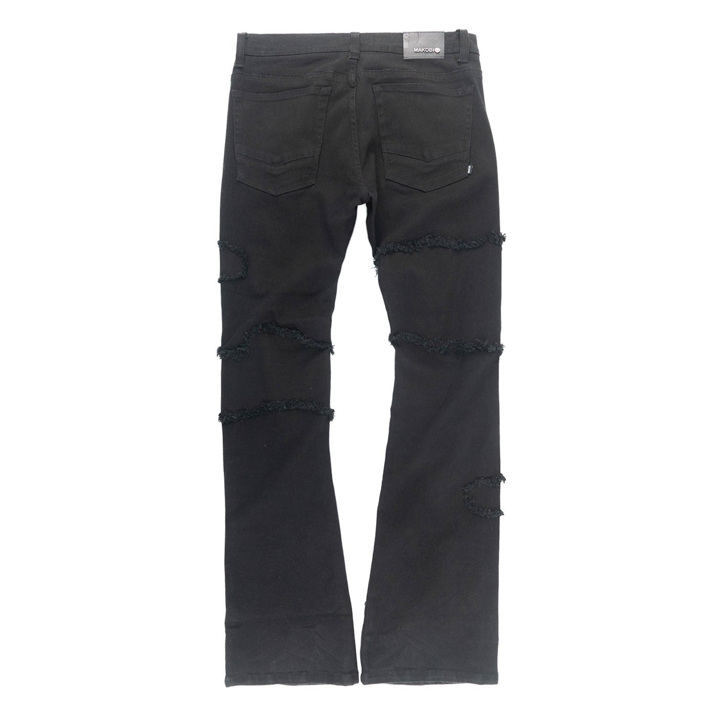 Stacked Pants |M1984 Pastoni Jeans -  Jet Black