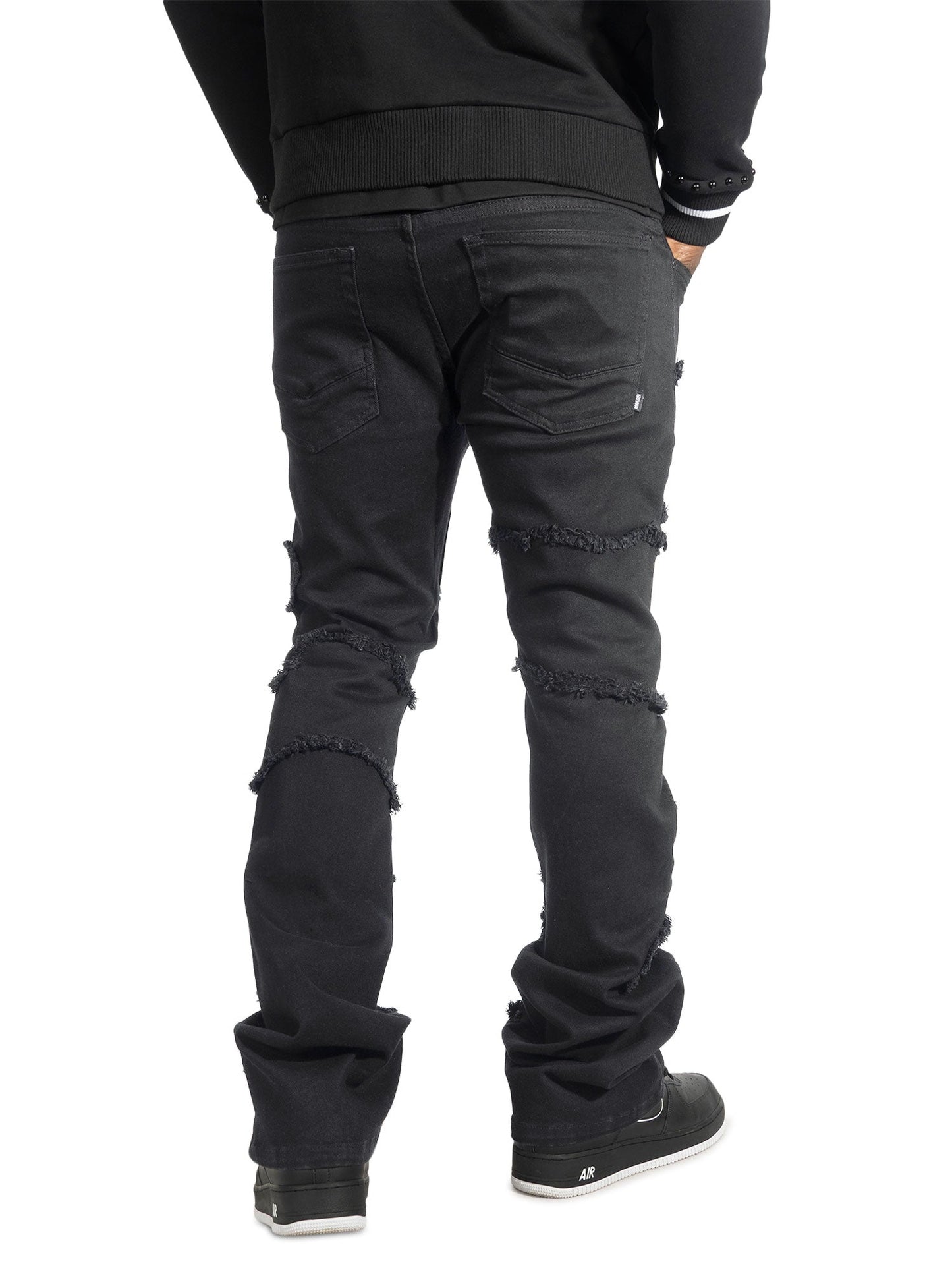 Stacked Pants |M1984 Pastoni Jeans -  Jet Black