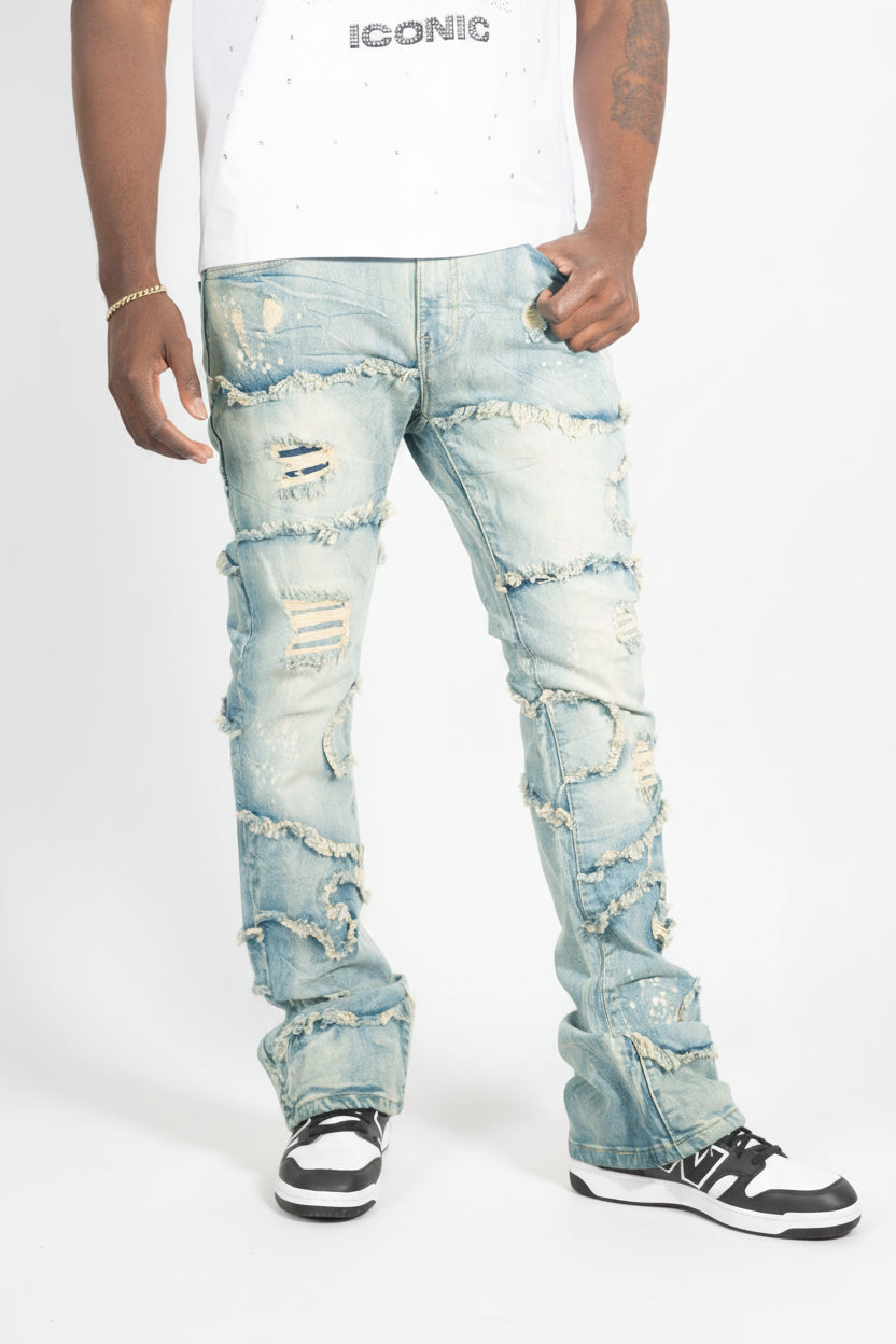 Stacked Pants |M1984 Pastoni Jeans -  Dirt