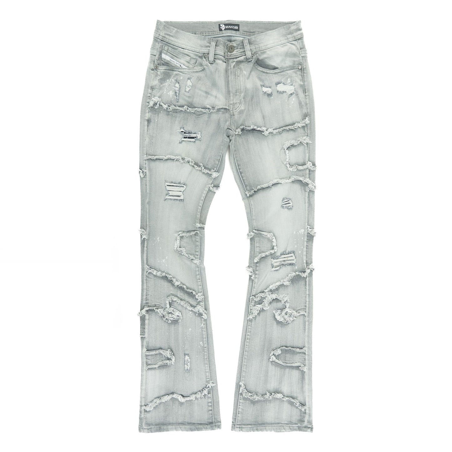 Stacked Pants |M1984 Pastoni Jeans - Gray
