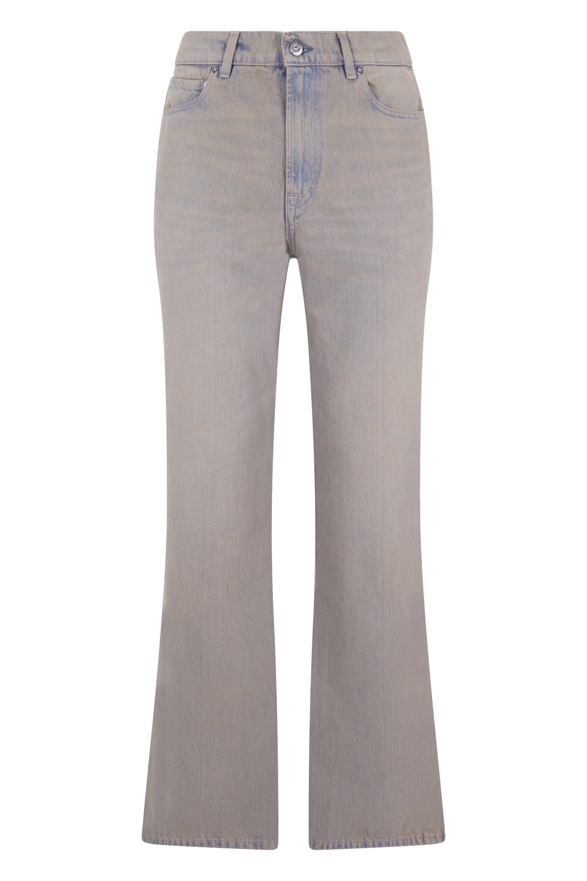 Denim Flared Trousers