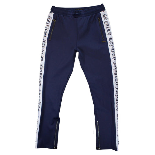 M2799 Makobi Royalty Track Pants - Navy/Natural