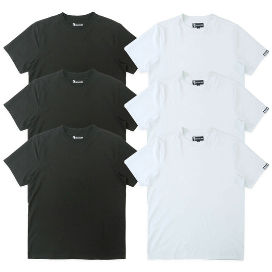 TEES | M303 Makobi Essentials Bundle of 6 - Black & White