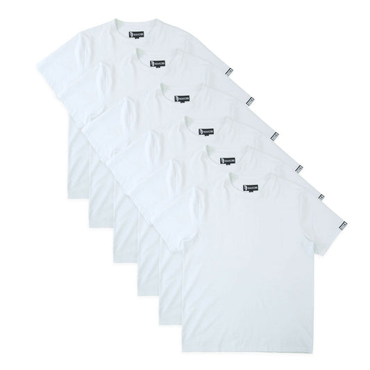 TEES | M303 Makobi Essentials Bundle of 6 - White