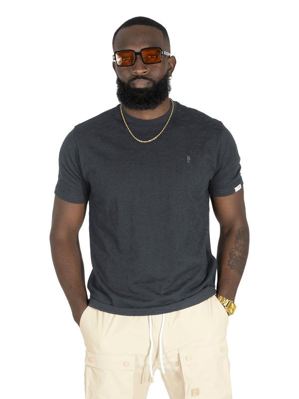 M316 Sartoni Embossed Tee - Black