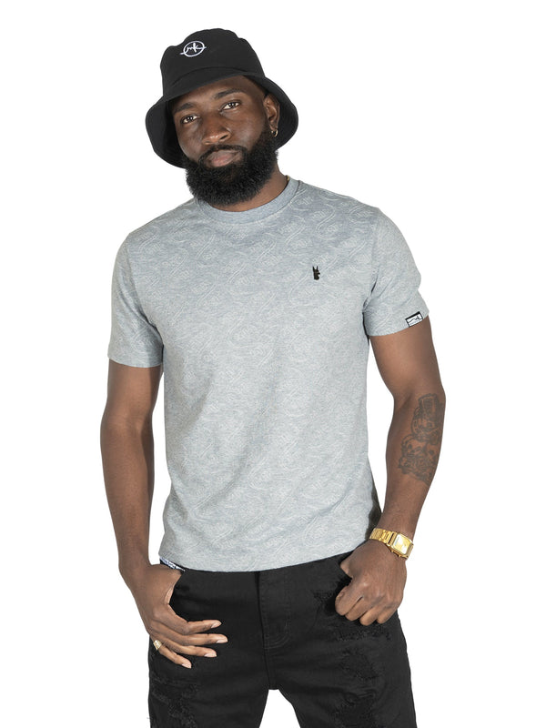 M316 Sartoni Embossed Tee - Gray