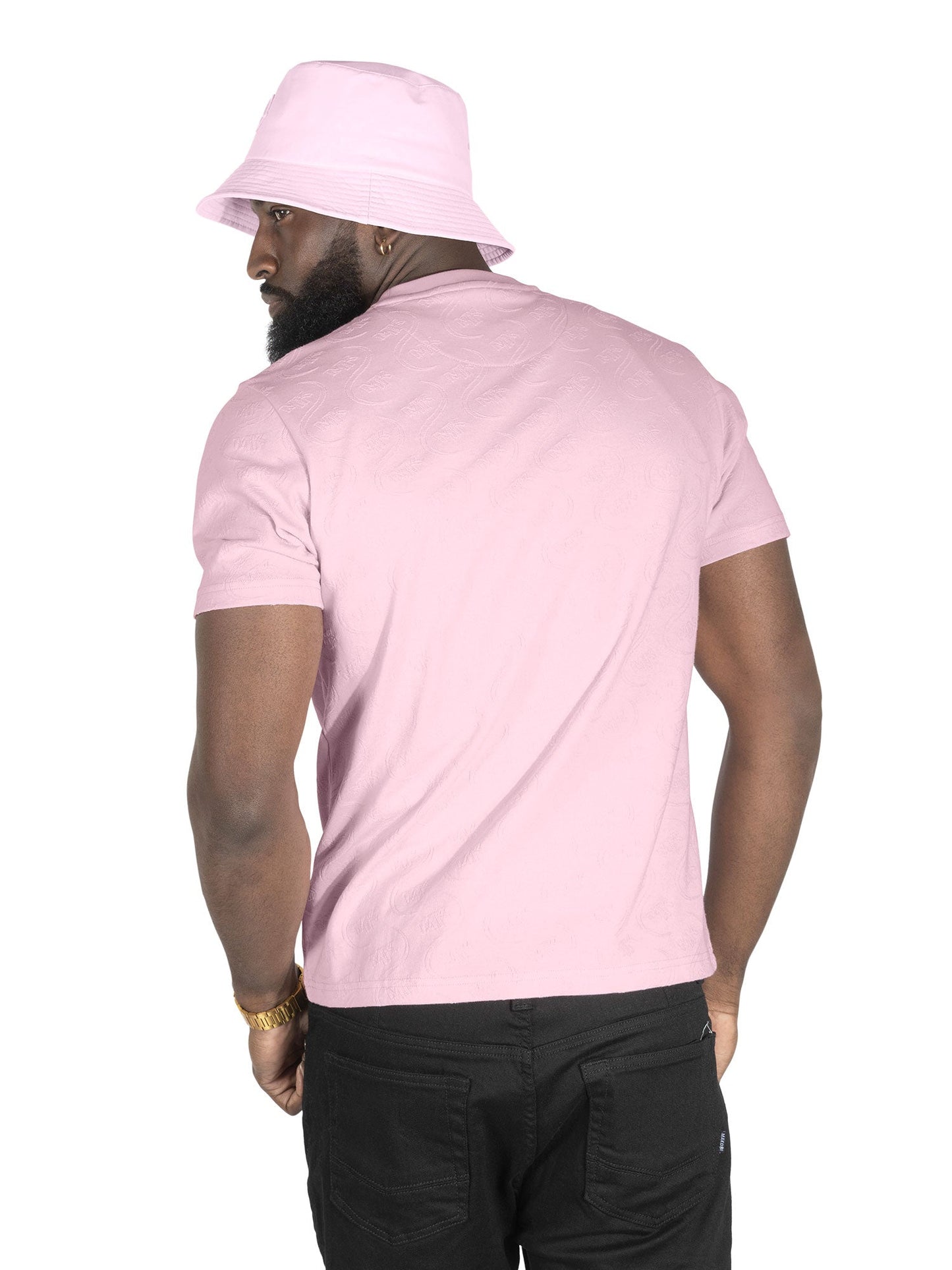 M316 Sartoni Embossed Tee - Pink