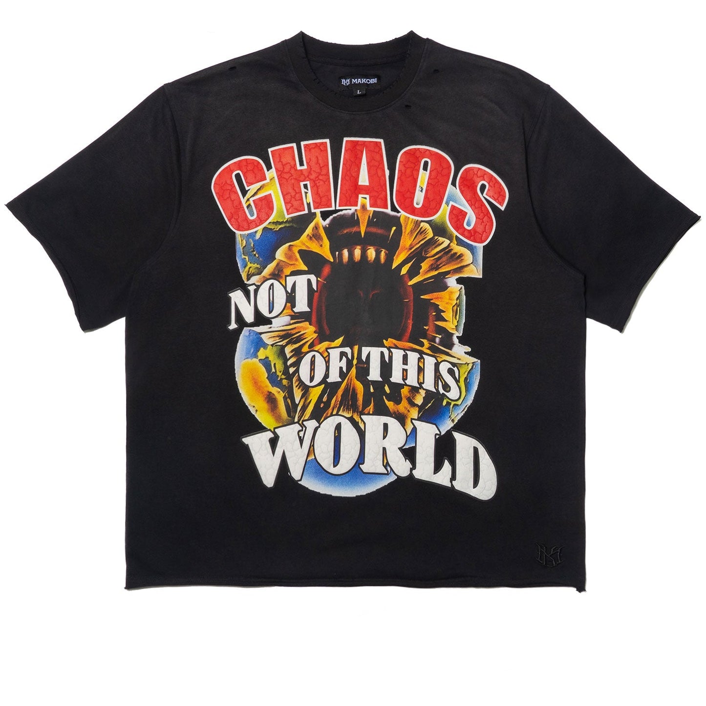 M318 Chaos Oversized T-shirt - Black