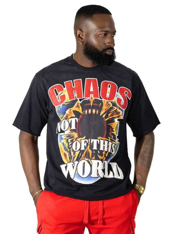 M318 Chaos Oversized T-shirt - Black