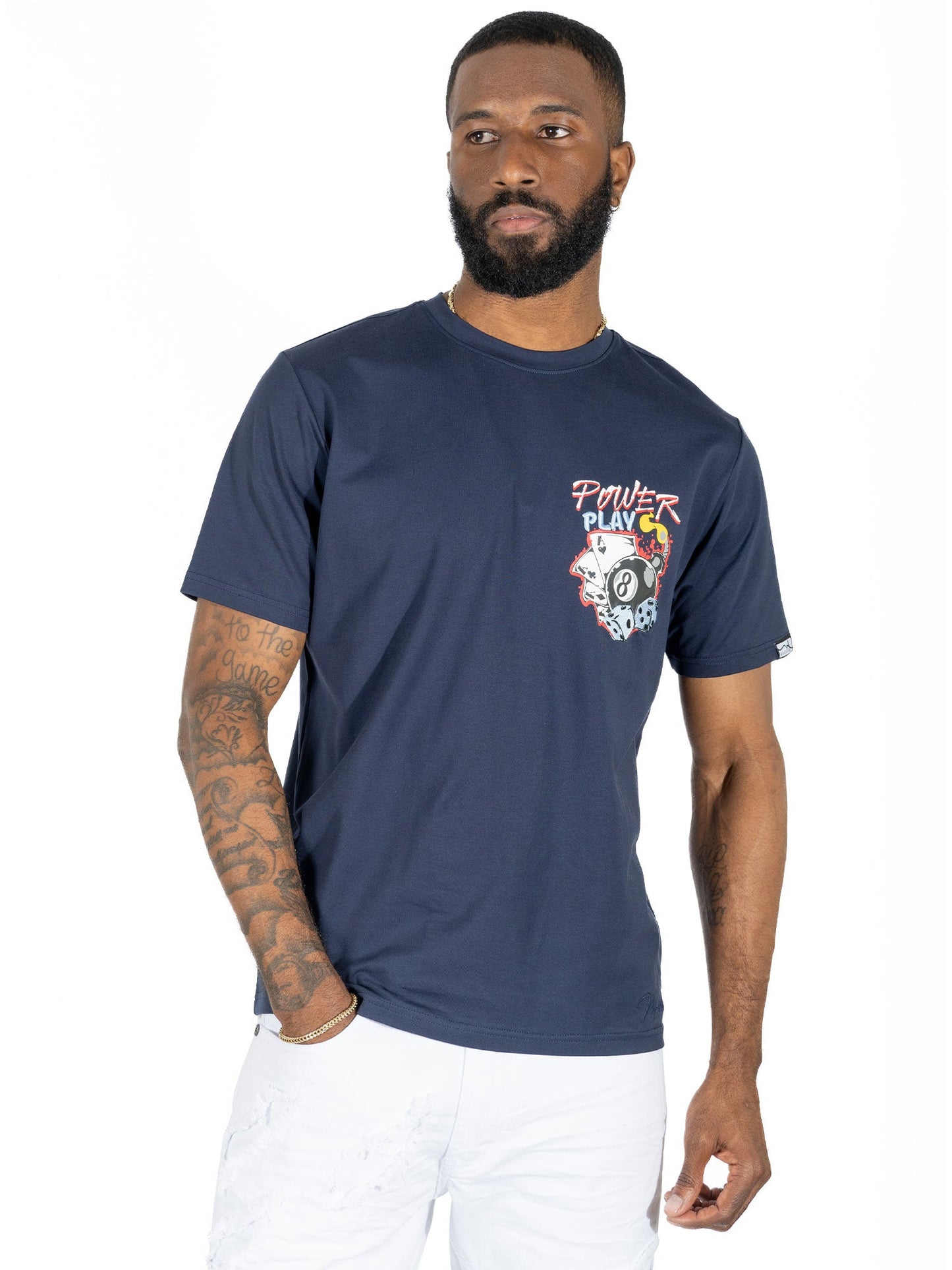 M339 Power Play Tee - Navy