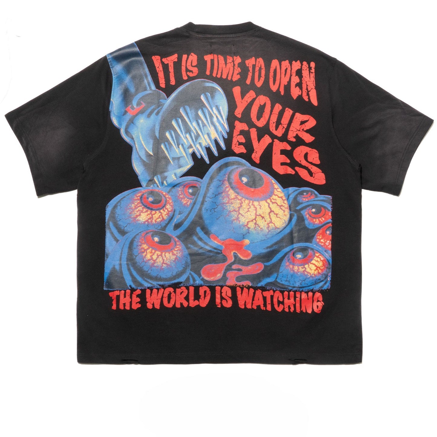 M360 The World is Watching Oversized T-shirt - Black