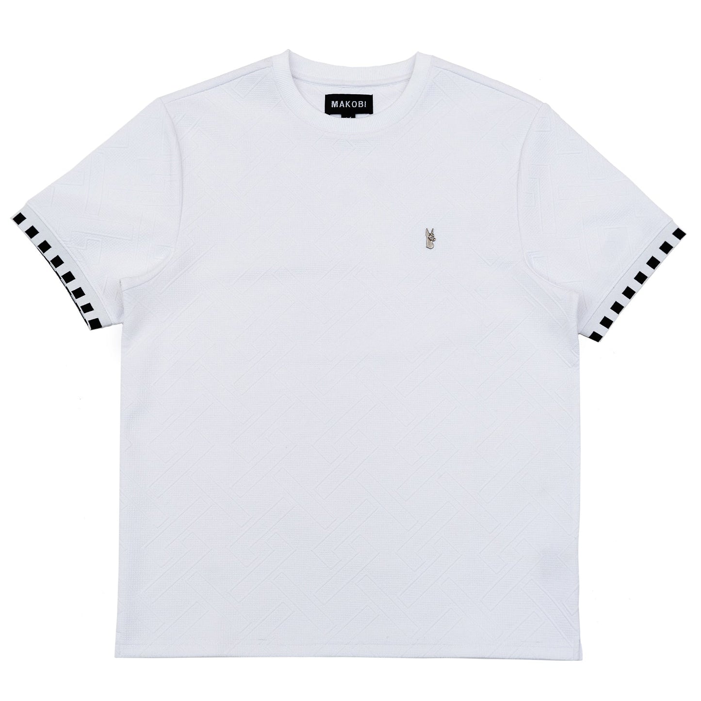 M363 Bianchi Jacquard Tee - White