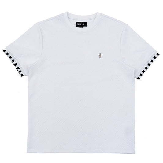 M363 Bianchi Jacquard Tee - White