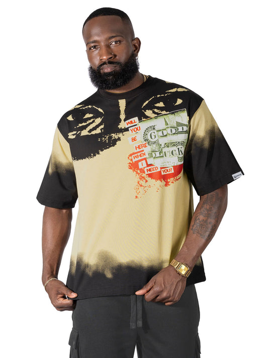 M369 Good Luck Money Tee - Khaki