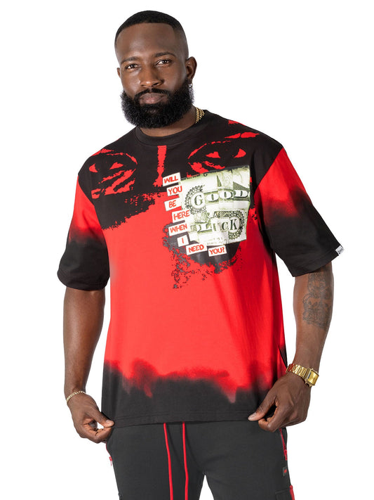 M369 Good Luck Money Tee - Red