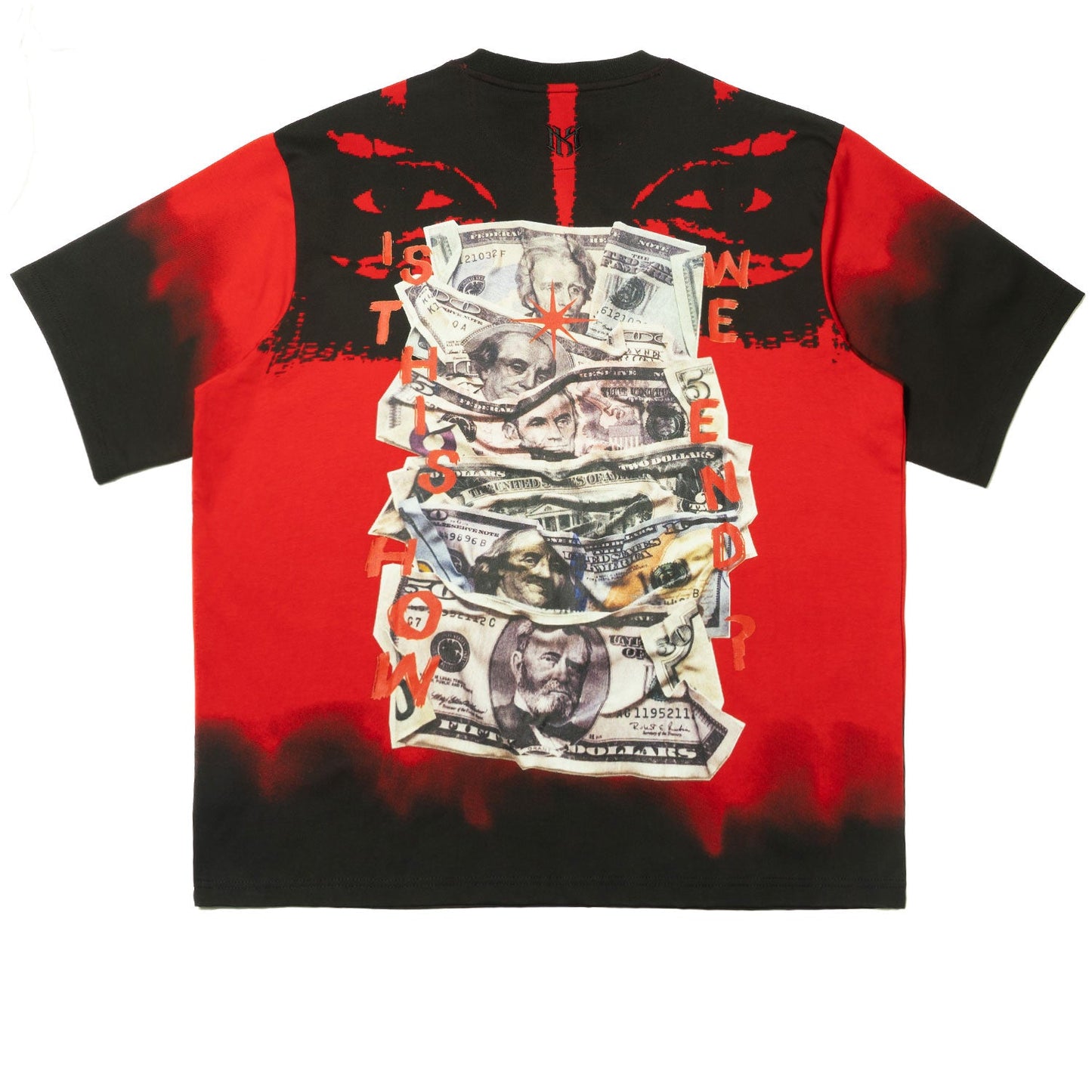 M369 Good Luck Money Tee - Red