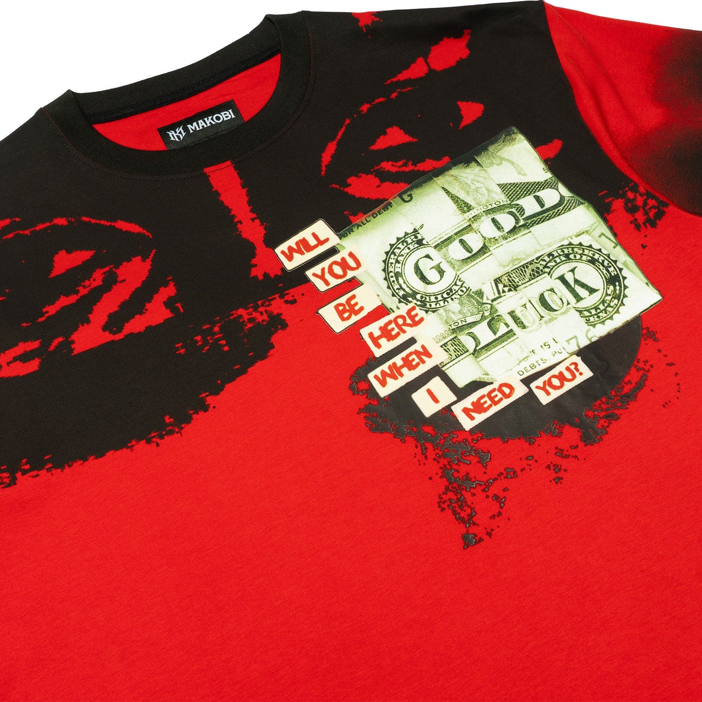 M369 Good Luck Money Tee - Red