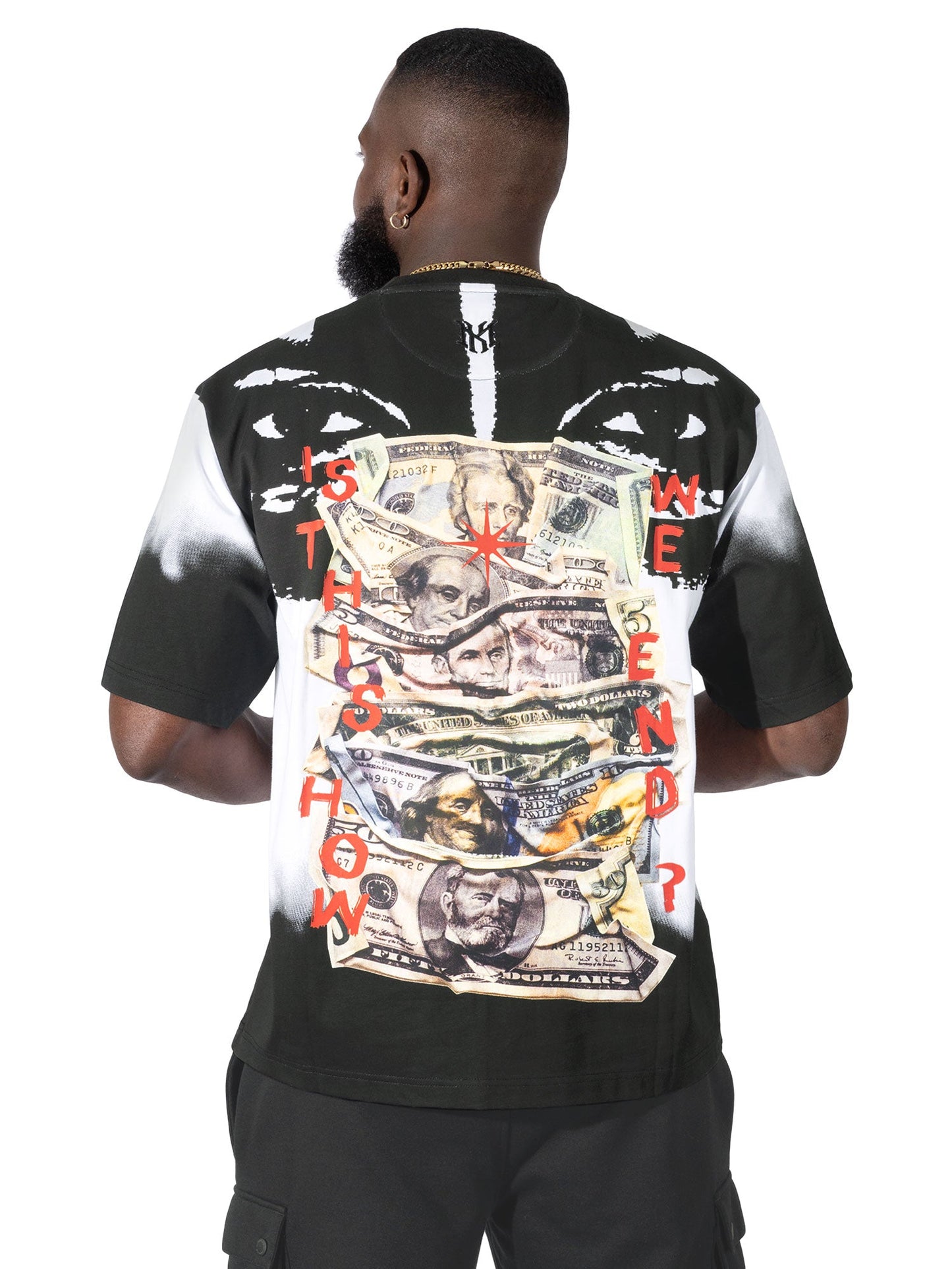 M369 Good Luck Money Tee - White