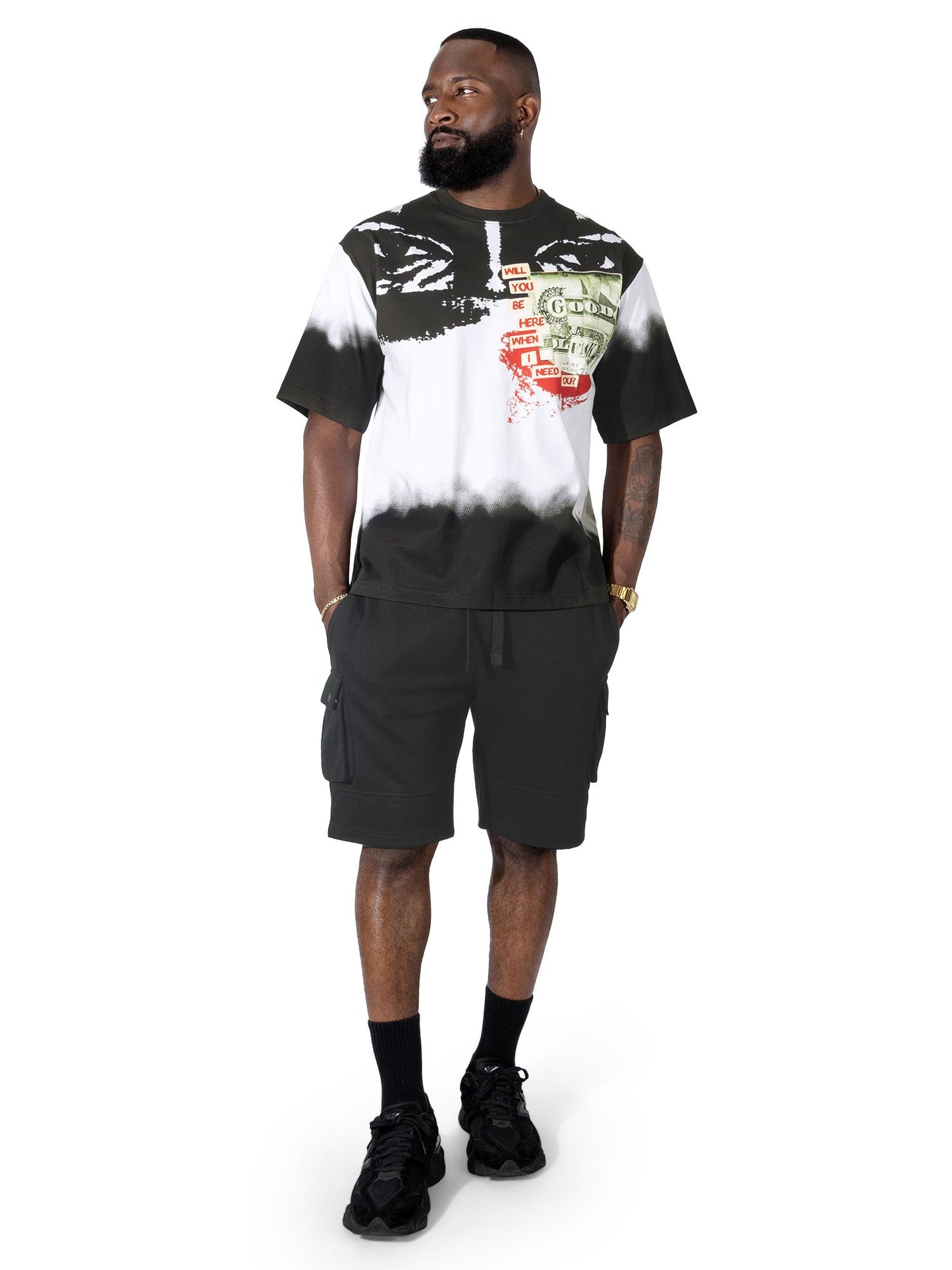 M369 Good Luck Money Tee - White