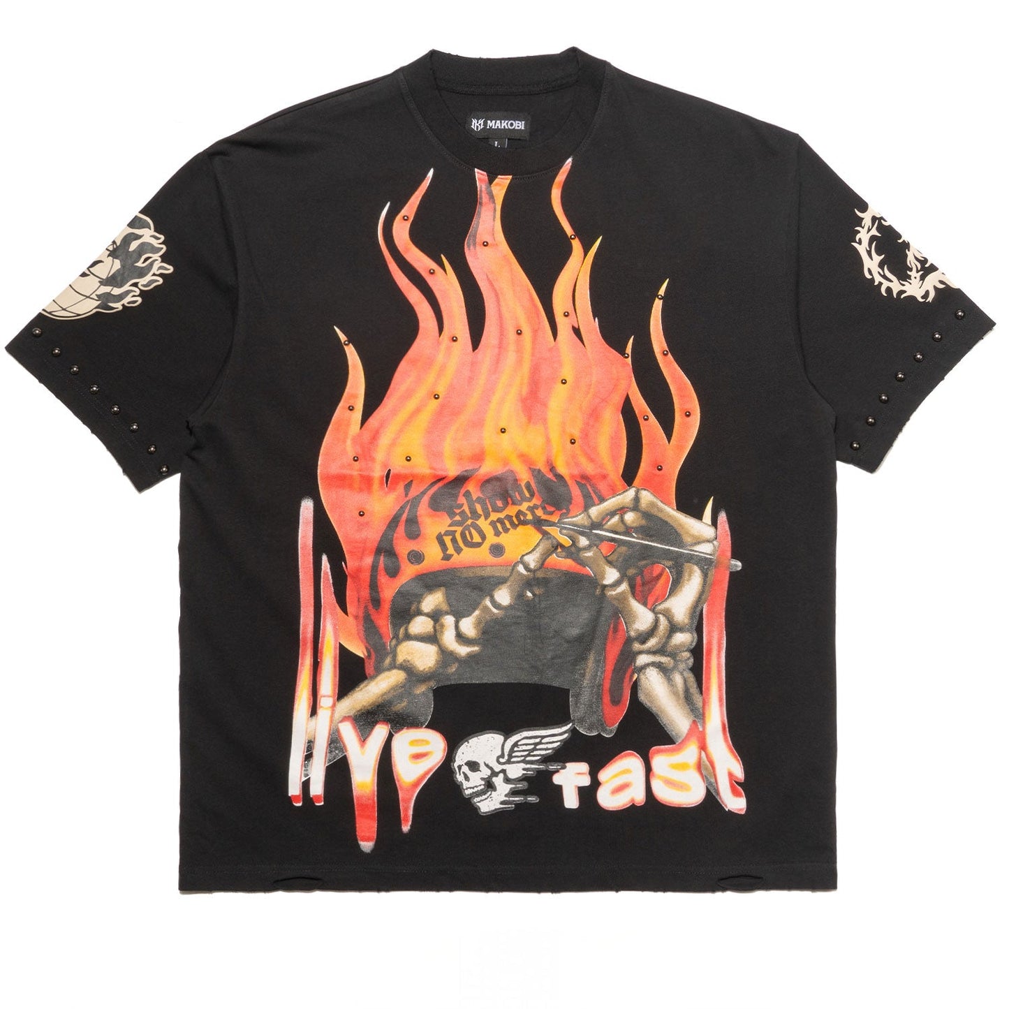 M382 Live Fast T-shirt - Black