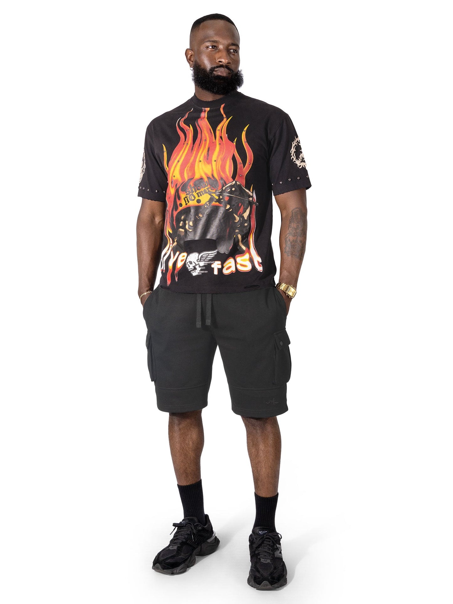 M382 Live Fast T-shirt - Black