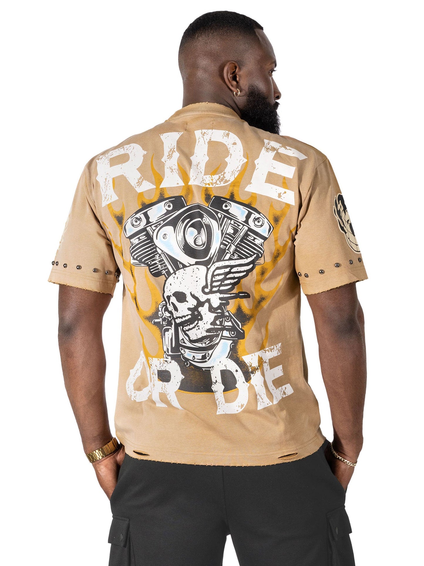 M382 Live Fast T-shirt - Mocha