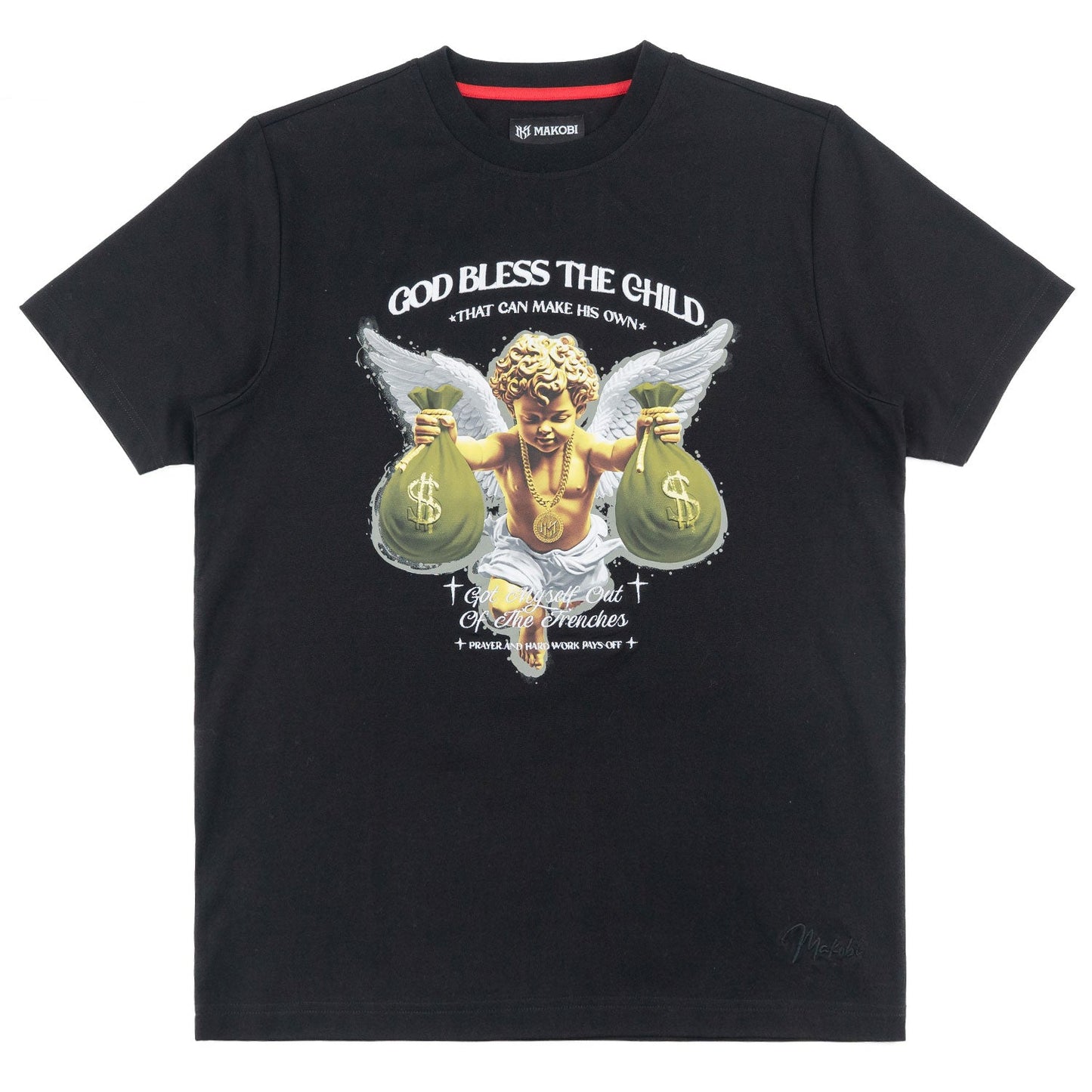 Jersey Shirt | M393 Angelo Tee - Black