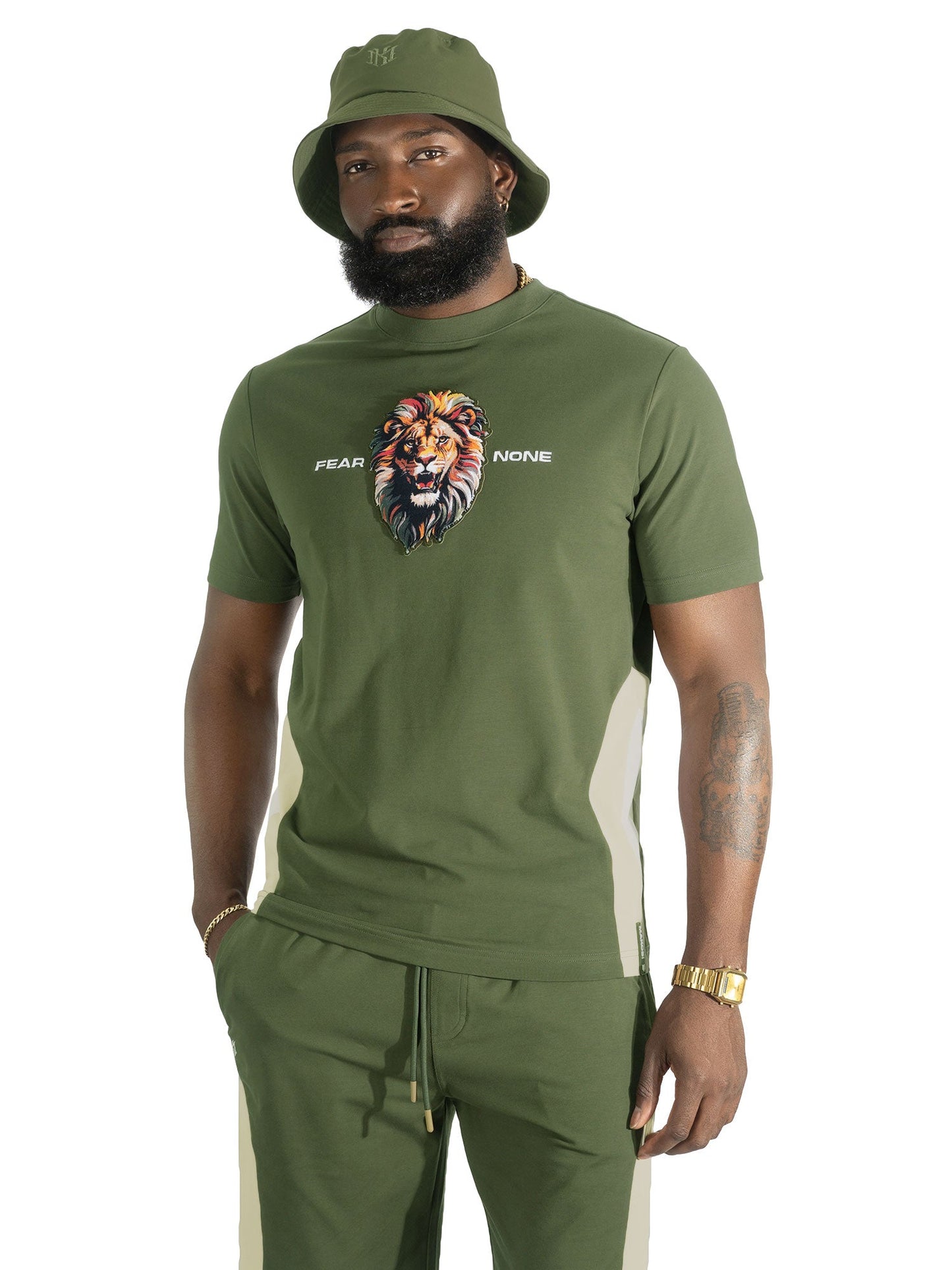 M398 Leone Short Set - Olive