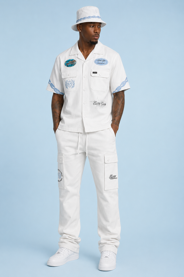 M416 Elite Club Twill Set - White