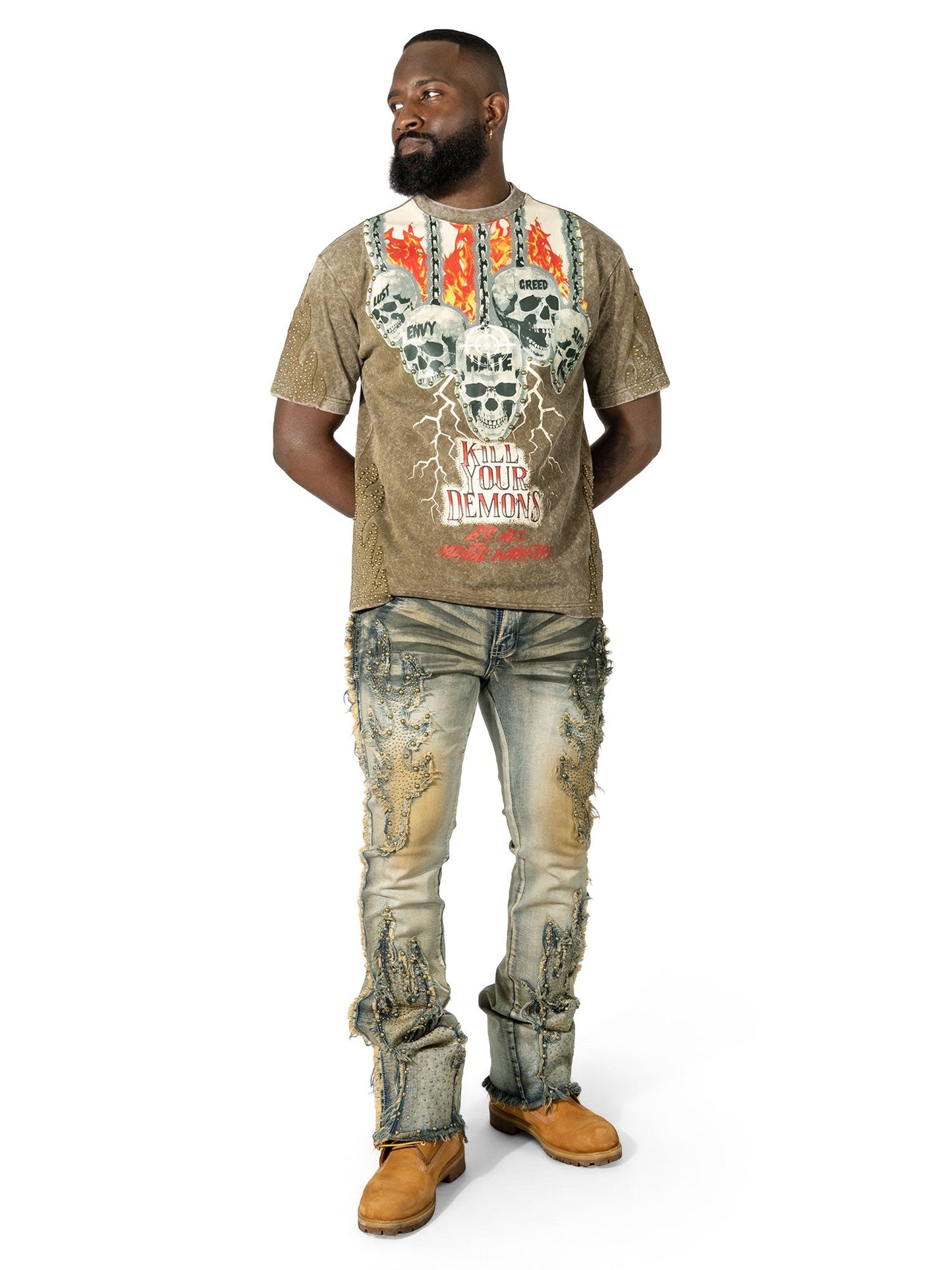 M1959 Tesoro Stacked Jeans - Dirt