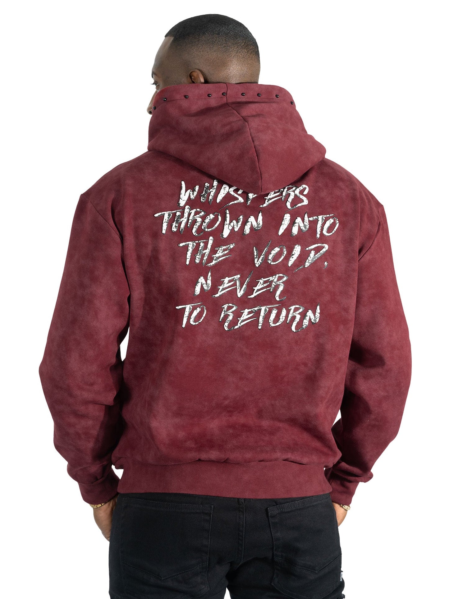 Fleece Hoodie | M4225 Rosario pull Over - Bugundy