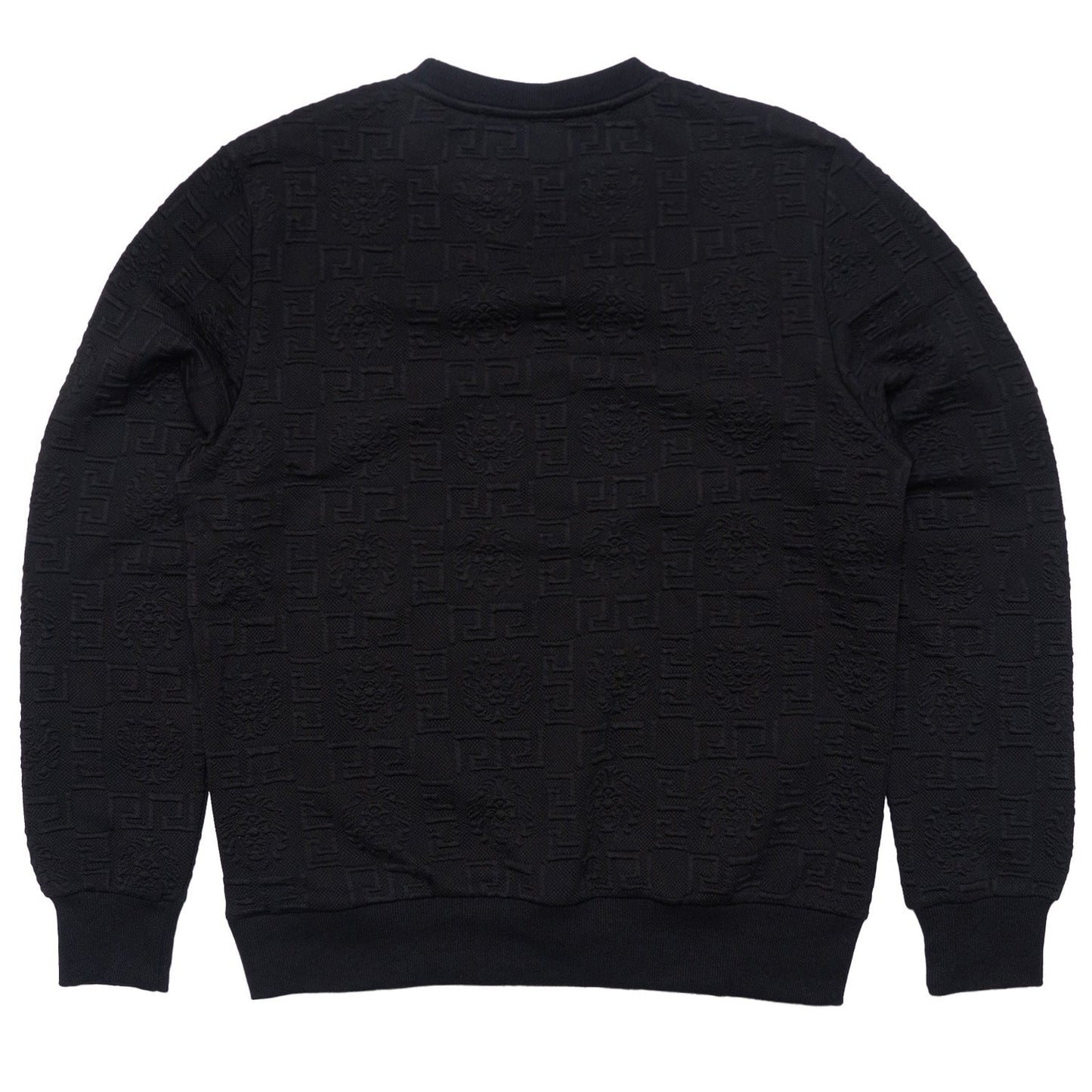 M4232 Bianchi Jacquard Crewneck Sweatshirt - Black