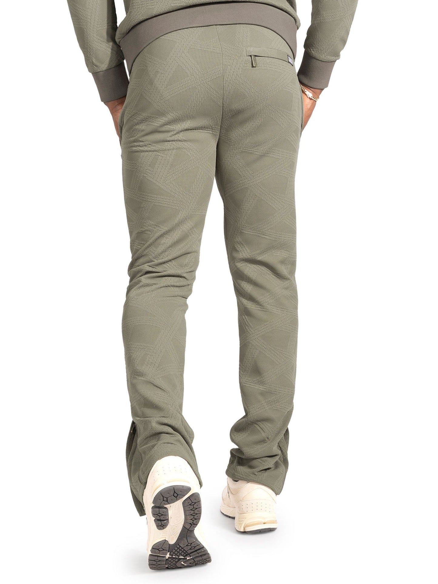 Set | M4247 Bernardi Crewneck Set - Taupe