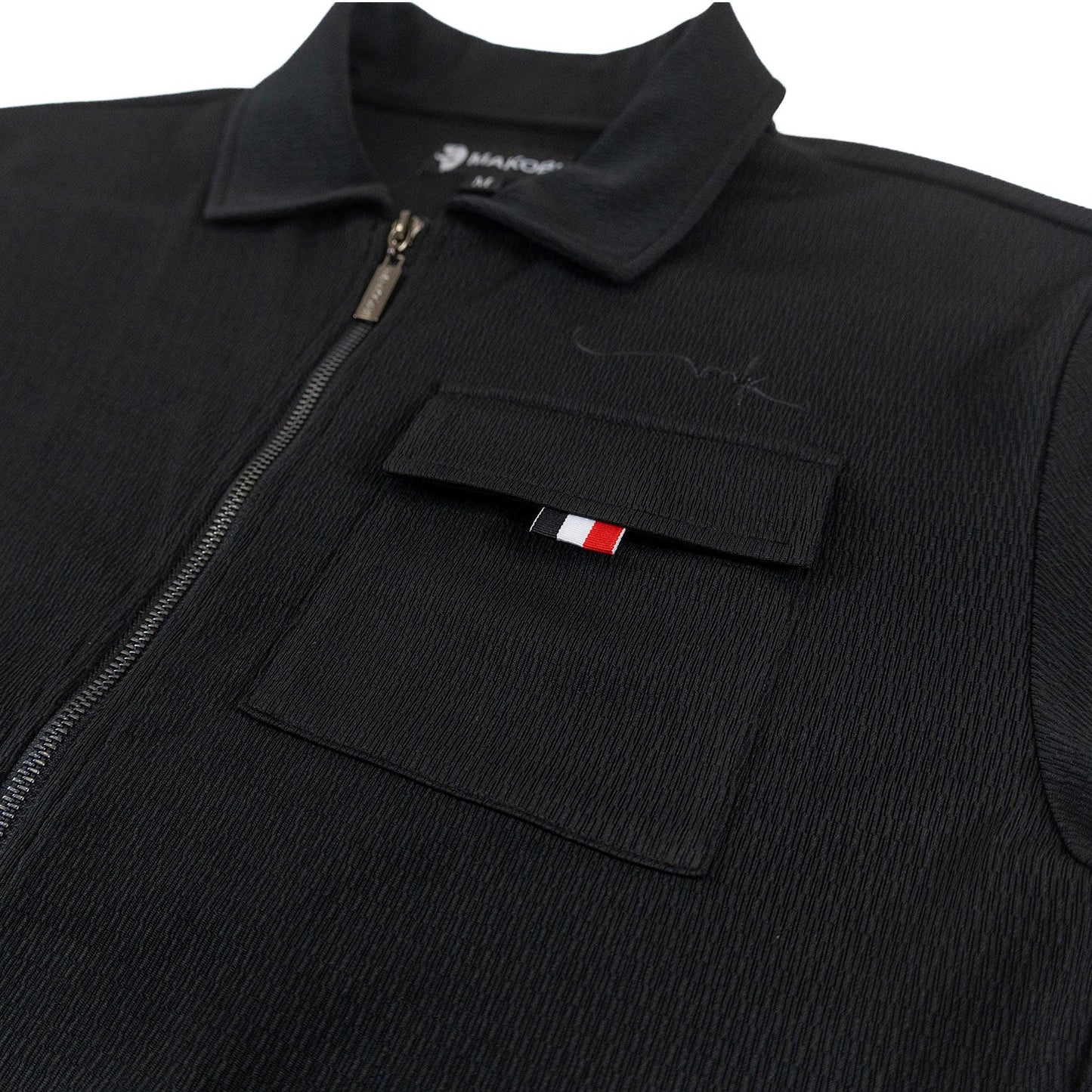 M428 Moreli Knit Short Sets - Black