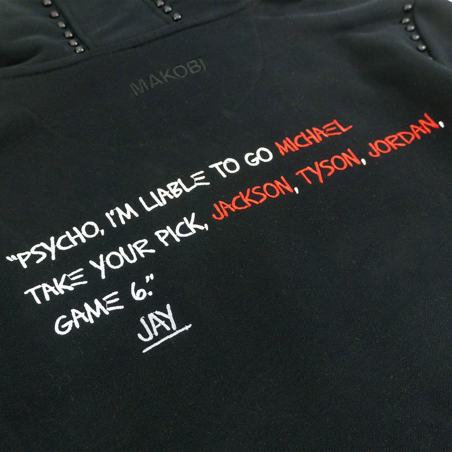 Fleece Hoodie | M4353 Iconic Pull Over - Black