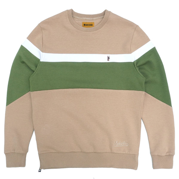 M4392 Makobi Monogram Sweater - Khaki