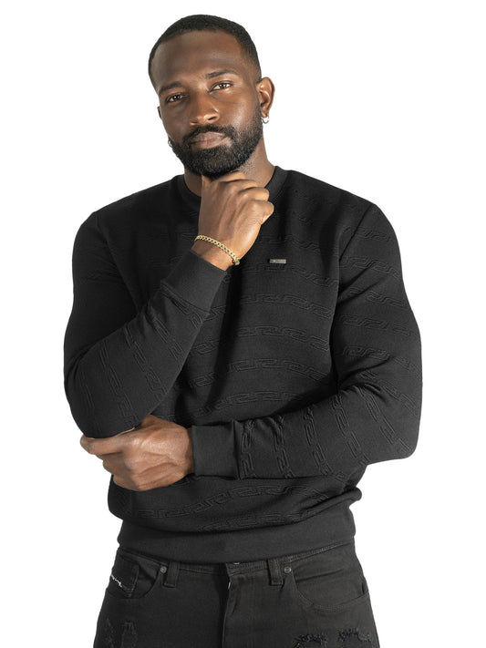 Sweatshirt | M4412 Bianco Crewneck - Black