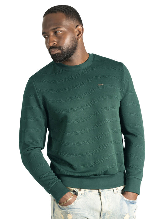 Sweatshirt | M4412 Bianco Crewneck - Green