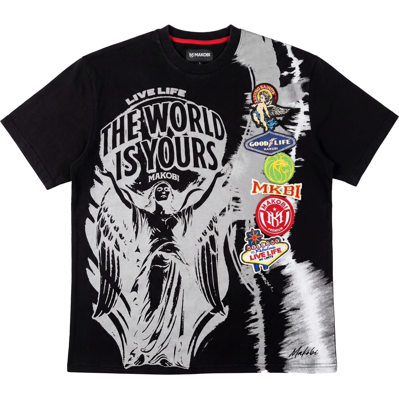 M441 Mondo Oversized Tee  - Black (NOT SOLD SEPARATELY - Add 941 Mondo Shorts to your Cart)