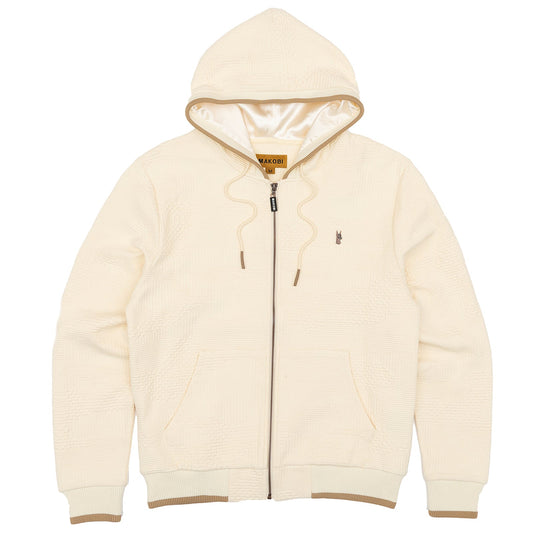 M4432 Amalfi Knit Hoodie - Natural