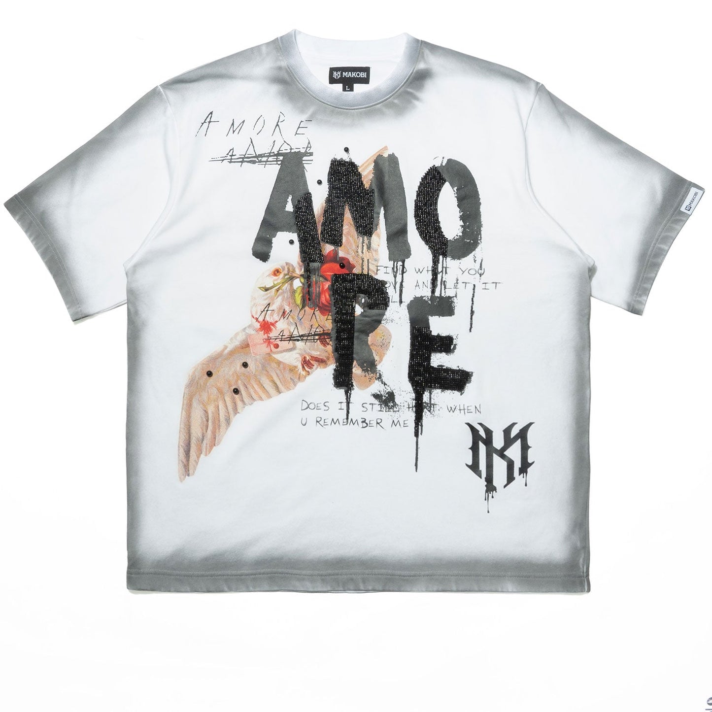 M451 Amore T-shirt - White (NOT SOLD SEPARATELY - Add M651 Shorts to your Cart)